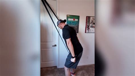 Tricep Extensions With Theraband Youtube