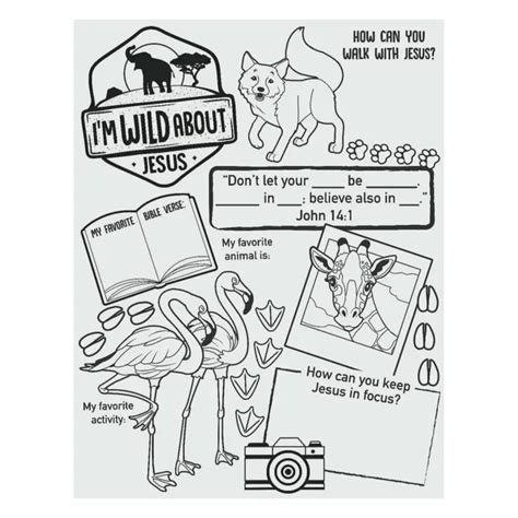 Color Your Own Wild Encounters Vbs Posters Craft Kits 30 Pieces 14