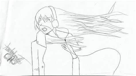 Anime Girl With Hair Blowing In Wind By Sondreara On Deviantart