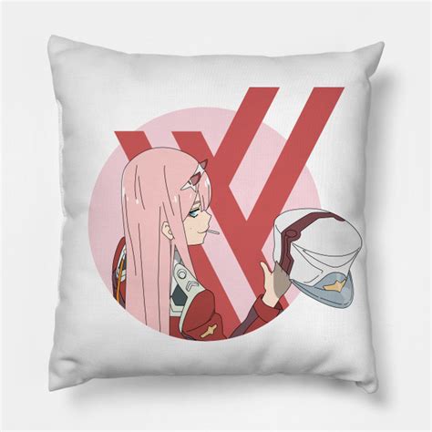 Zero Two From Darling In The Franxx Anime Pillow Teepublic