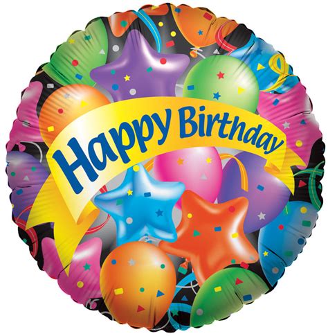 9 Mini Birthday Festive Balloons 1ct
