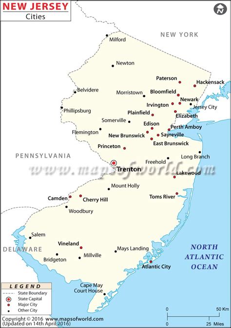 New Jersey Road Map