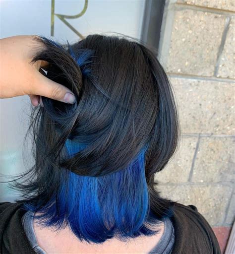 Top 30 Stylish Black And Blue Hair Ideas For Younger Women 2021 Updated