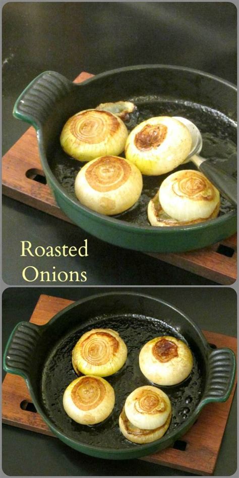 The vegetable is roasted first and then added to a cheese sauce studded with bacon and green onions. Roasted Onions | Recipe | Roasted onions, Side dish ...