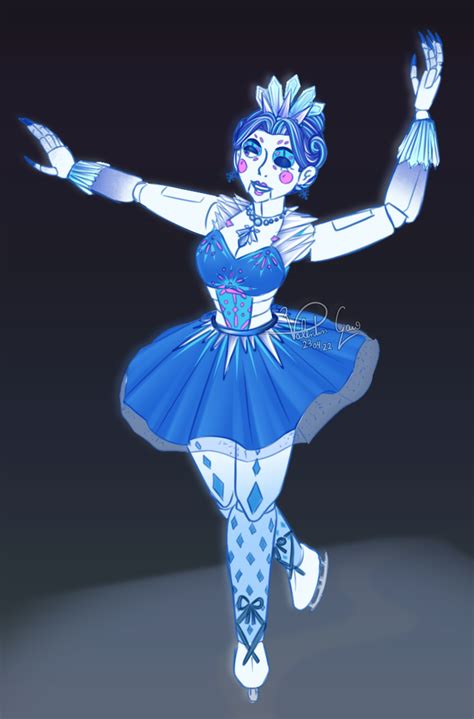 The Ice Queen Glamrock Ballora By Valentingaio On Deviantart