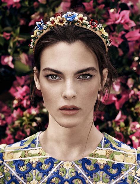 Vittoria Ceretti In Dolce And Gabbana By Federico De Angelis For Marie