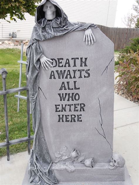 My Take On A Very Popular Grim Reaper Design Halloween Tombstones