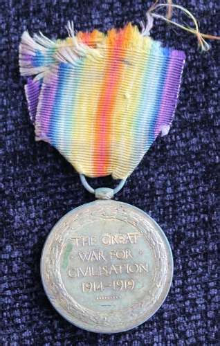 Victory Medal Worcestershire Regiment
