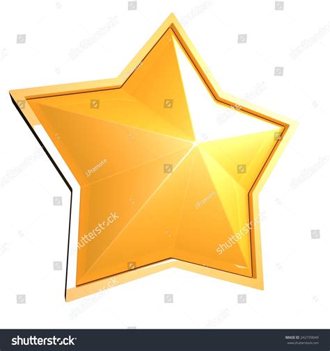 Sparkling Golden Star Stock Illustration 242739049 Shutterstock