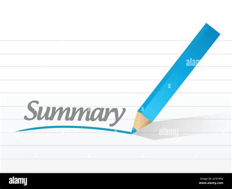 Summary Stock Vector Images Alamy