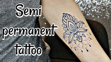 Semi Permanent Tattoos How To Do A Semi Permanent Tattoo