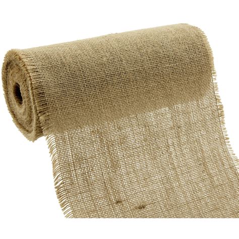9 Burlap Fabric Roll With Fringed Edge Natural 10 Yards Rnf09 12
