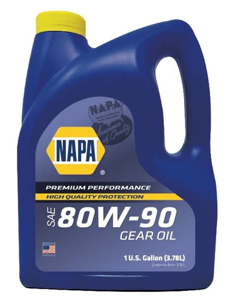 Napa Premium Performance Gear Oil Api Gl 5 80w90 31 Napa Autopartes