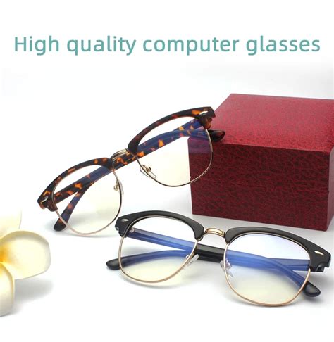 high quality anti blue light glasses tr90 metal uv400 adult eyewear to blocker bluelight protect