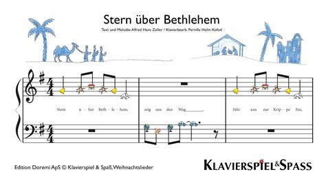 Vom großen c bis zum dreigestrichenen c'''. Stern über Bethlehem | Klavierspiel & Spaß