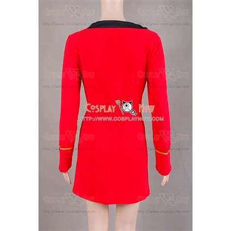 star trek costume tos the female duty uniform red dress