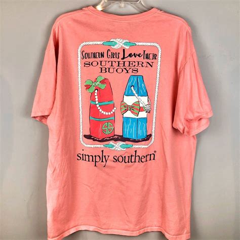 Brand Simply Southern Style Pink Graphic Tee Simply Southern Logo On