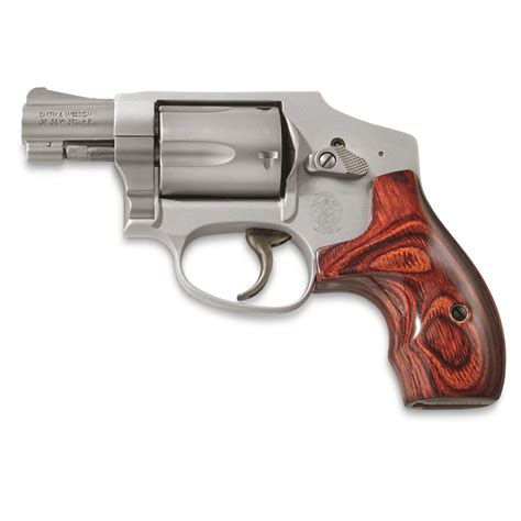 Smith And Wesson Model 642 Ladysmith 38 Special Revolver With Wood