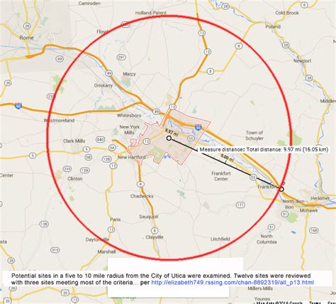 Draw a circle on a map anywhere in the world using this radius map calculator. We are Investigating the Utica Hospital Situation