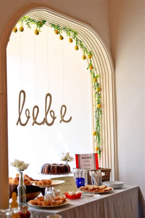 pour le bebe: a french cafe themed baby shower