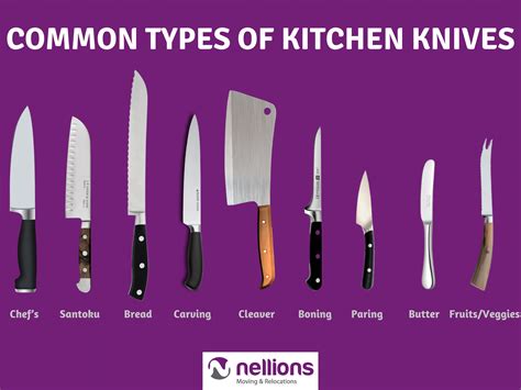 Types Of Kitchen Knives Dandk Organizer
