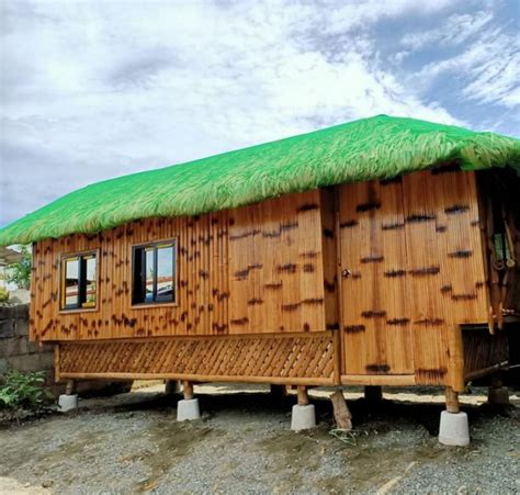 Nipa Hut That Has Modern Interior Design Has Air Conditioning Unit