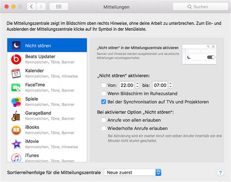 Mitteilungen Auf Dem Mac Verwenden Apple Support