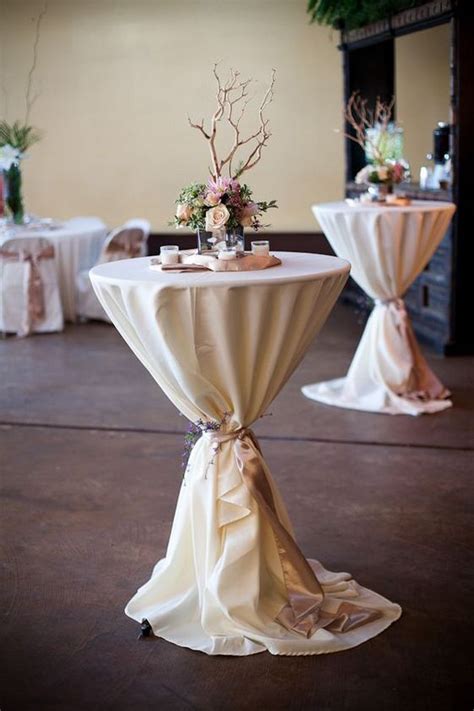 40 Incredible Ideas to Decorate Wedding Cocktail Tables | Cocktail