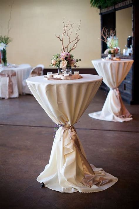 Incredible Ideas To Decorate Wedding Cocktail Tables Cocktail Party Decor Cocktail Table