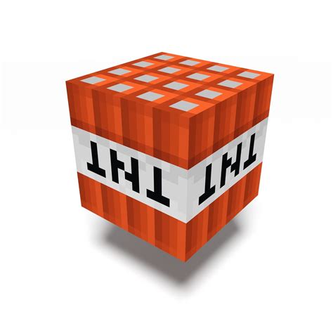 Minecraft Tnt 3d Model 9 Max Fbx 3ds Obj Free3d