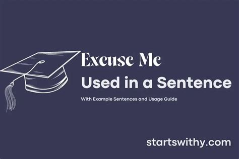 Excuse Me In A Sentence Examples Ways To Use Excuse Me