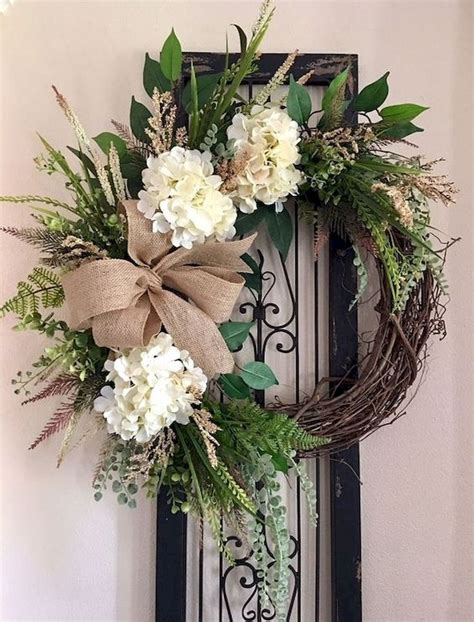 26 Fresh And Beautiful Spring Wreath Ideas For Front Door 99decor In