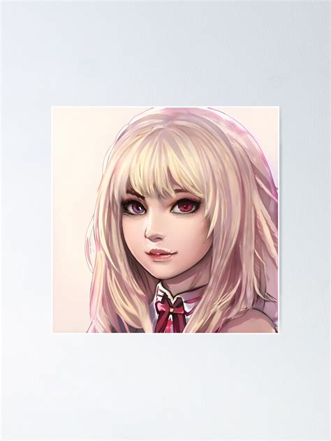 Light Blonde Anime Girl Poster For Sale By Animegirlnft Redbubble