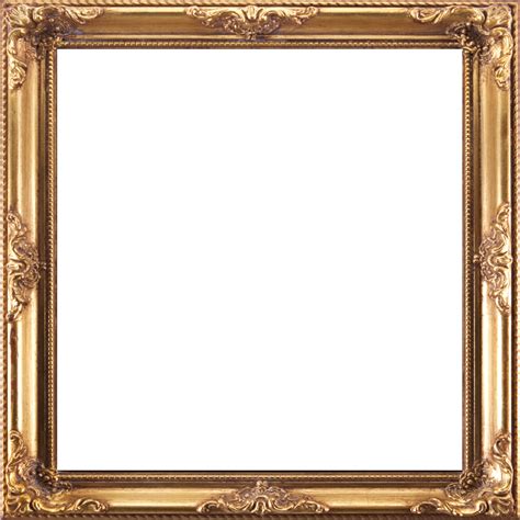 Golden Square Frame Png Clipart Png All