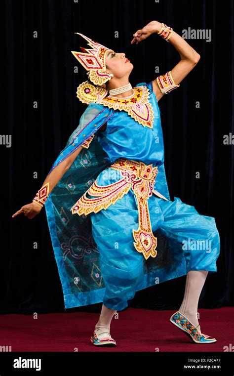 Burmese Dancer Yangon Myanmar Stock Photo Alamy