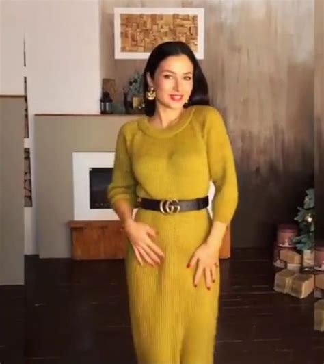 Zlata Ognevich Ukrainian Beautiful Singer Fashion Two Piece Skirt
