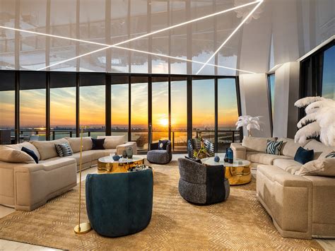 A Full Floor Penthouse In The Miami Building Where David And Victoria