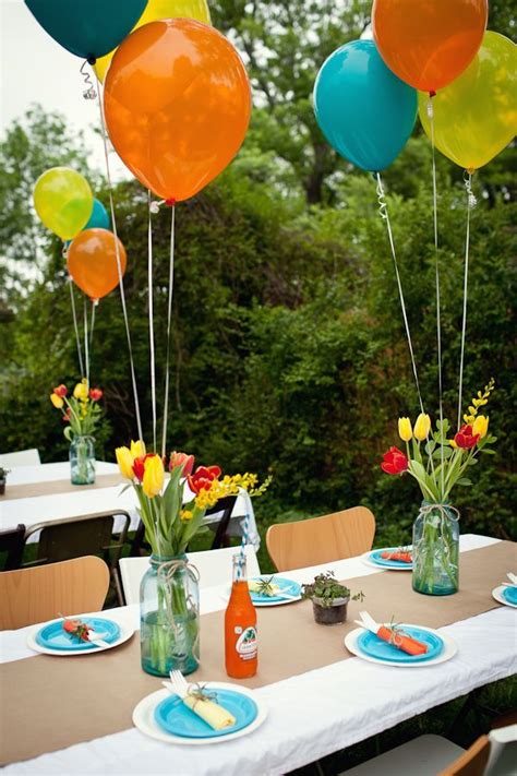 For decorating your outdoor room, there are two best ideas. 8 Ideas for an Outdoor Birthday Party