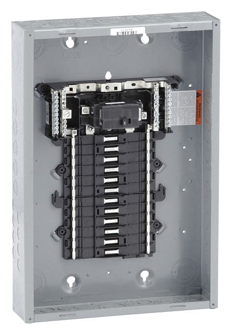 Square D Load Center Number Of Spaces 24 Amps 100 A Circuit Breaker