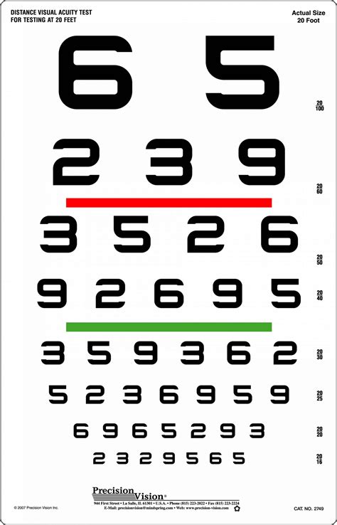 Online Eye Test Chart