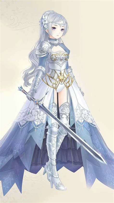 Female Anime Warrior Princess Drawings