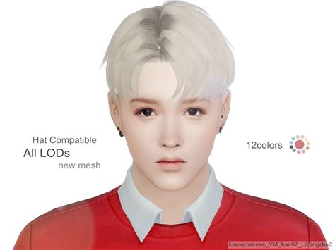 15 Korean Hairstyle Sims 4 Cc Gambaran