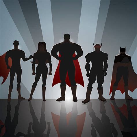 Royalty Free Superhero Team Clip Art Vector Images And Illustrations