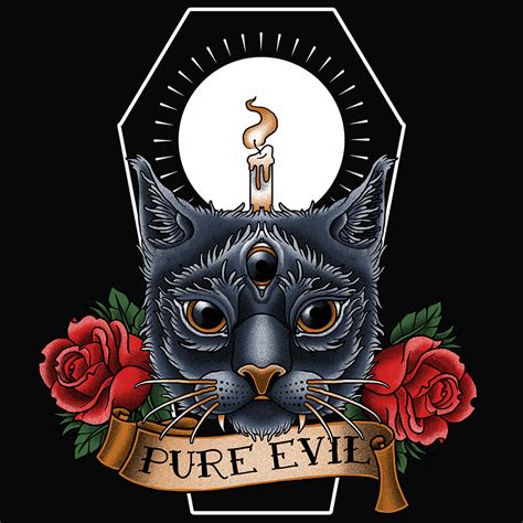 Pure Evil Printable On All Product Fast Secure Shipping