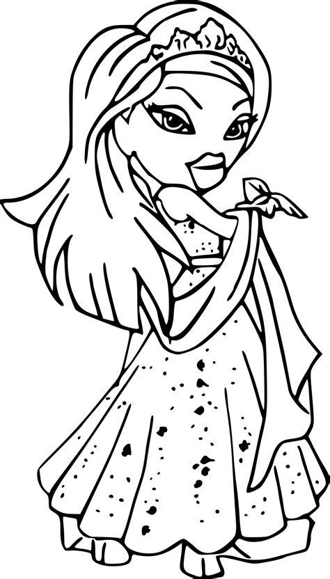 67 best coloriages images on pinterest, crédit image. Coloriage Bratz Leah dessin à imprimer sur COLORIAGES .info