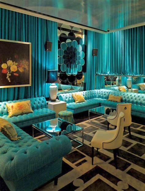 17 Breathtaking Turquoise Living Room Ideas