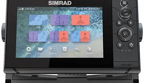 Simrad Cruise 7 with 83/200 Transducer and C-MAP Chart