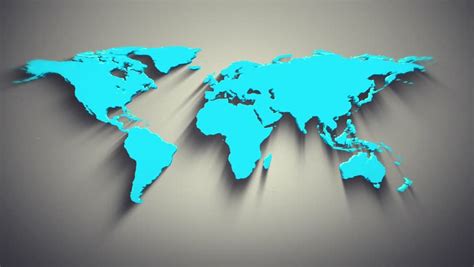 World Map Folding Effects And Animations Footage Stock Footage Video