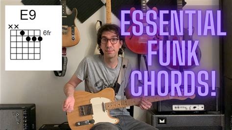 Two Essential Chords To Play Funk Guitar Funk Guitar Lesson Youtube