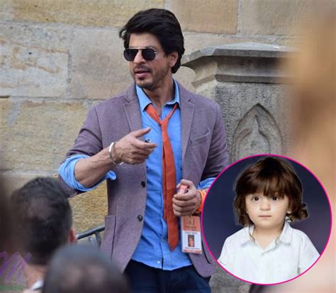 shah rukh khan s new unseen pics with son abram while on schedule of the ring view pics